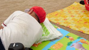 少しお昼寝。ザブポンで